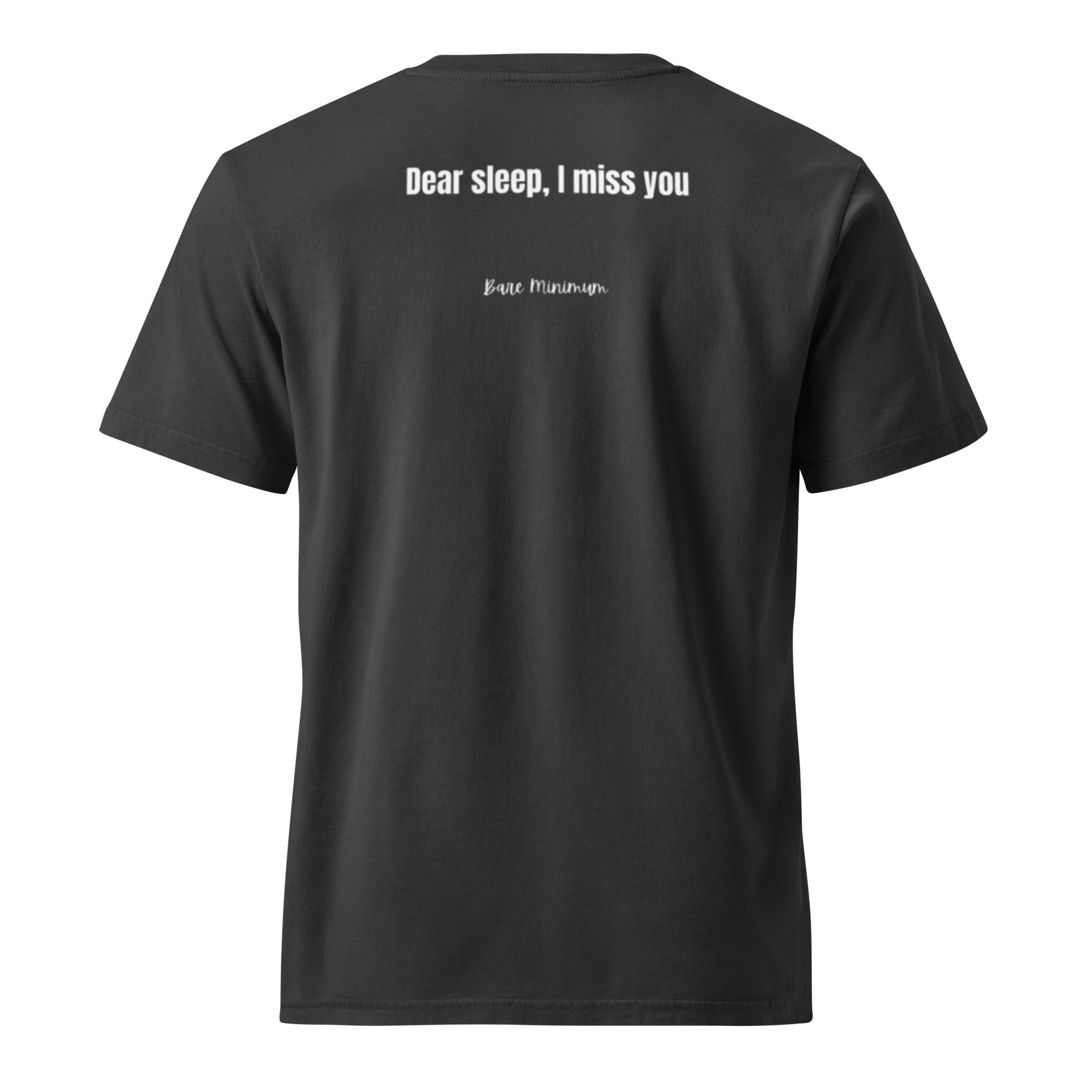 Black t-shirt with 'Stay Humble' text on the back against a white background