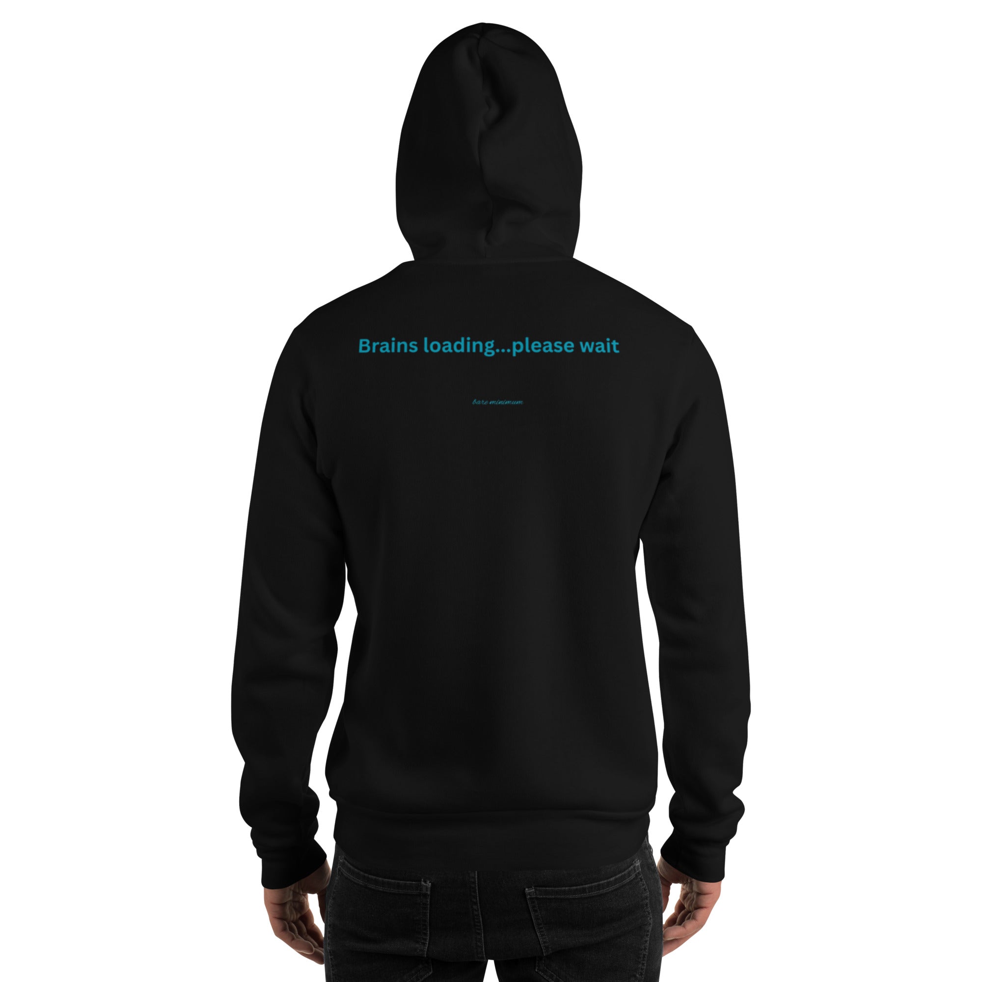 Black hoodie on a white background