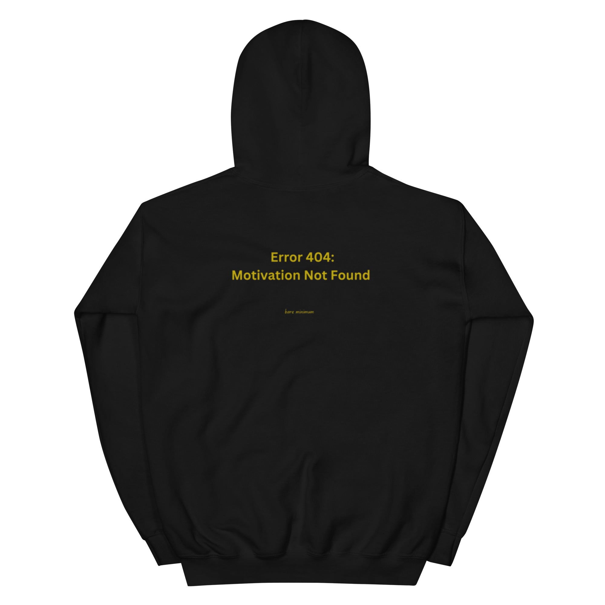 Black hoodie with 'Live Like a Local' text on the back against a white background